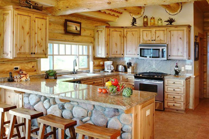 Rustic Cabin Kitchen 